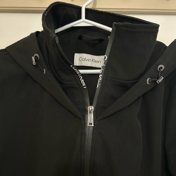 Calvin Klein Black Rain Jacket - Picture 2 of 4